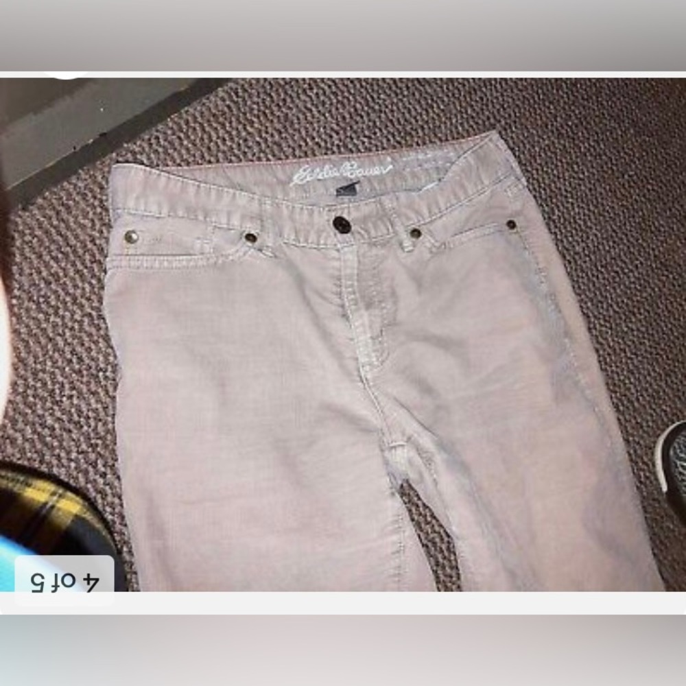 Eddie Bauer Tan Corduroy Pants